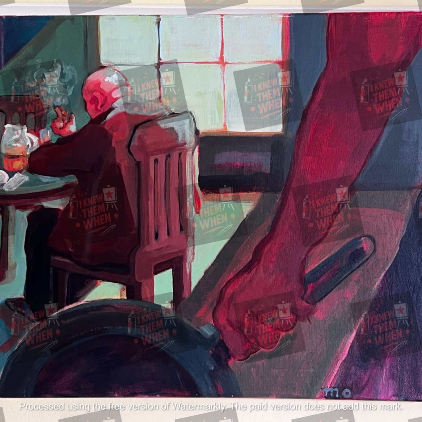 Dinner is served ... Copyright 2025 Please do not copy without permission of artist (Mo Kablotsky)